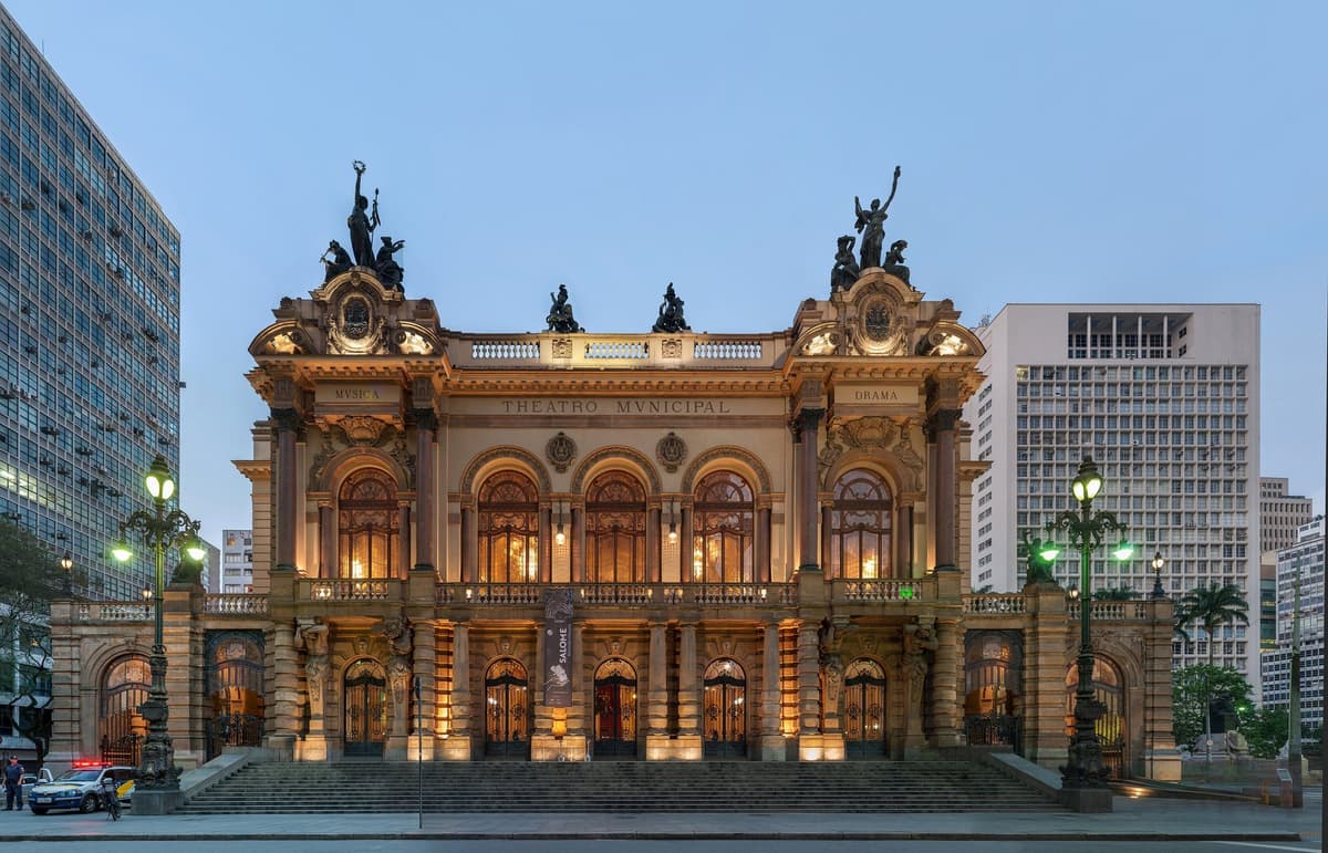 Theatro Municipal de São Paulo. Foto: Wilfredor / Wikimedia Commons (CC0)