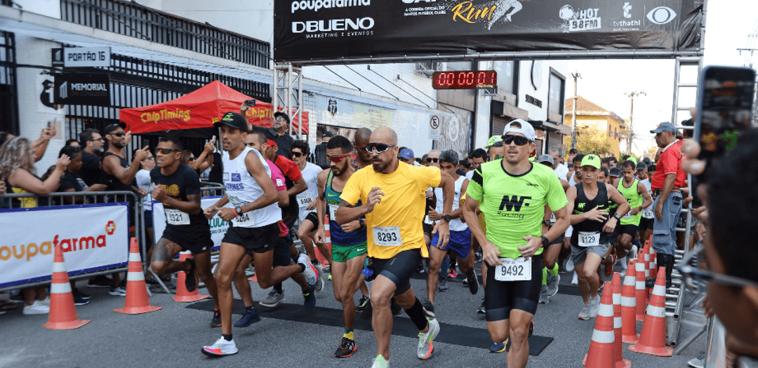 Santos Run 8K abre 188 vagas grátis nesta sexta Santos Run 8K abre 188 vagas grátis nesta sexta